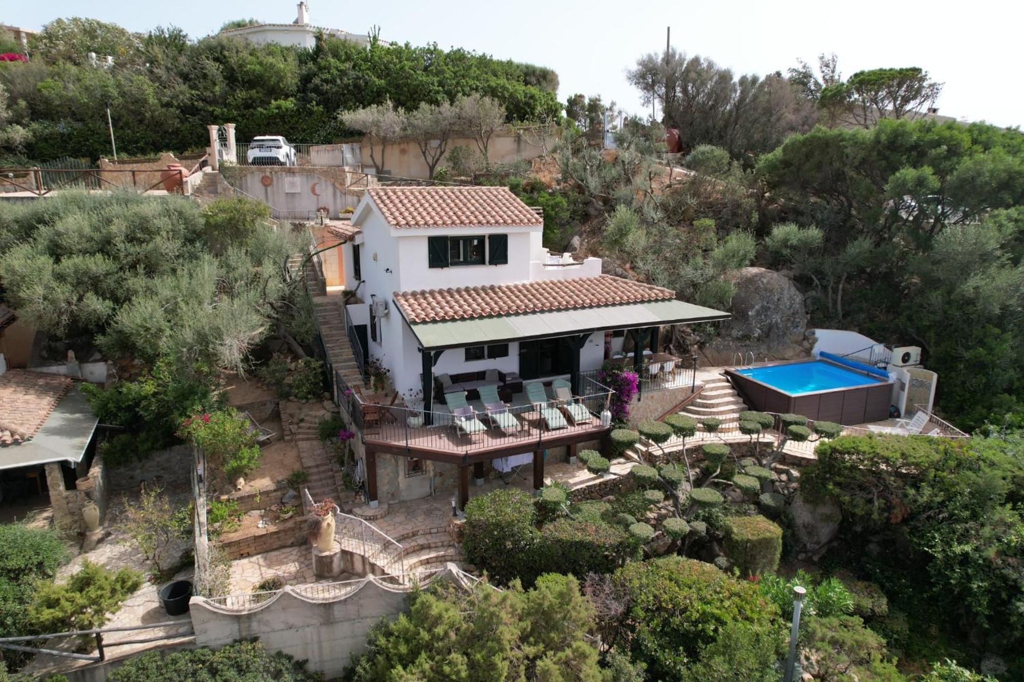 Villetta With Heated Pool And Panoramic View Torre delle Stelle Luaran gambar