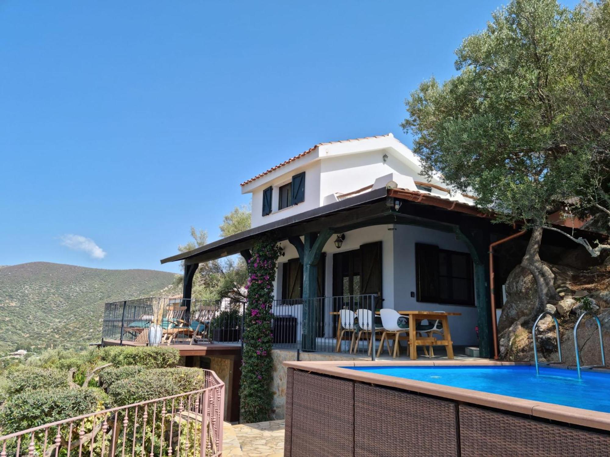 Villetta With Heated Pool And Panoramic View Torre delle Stelle Luaran gambar